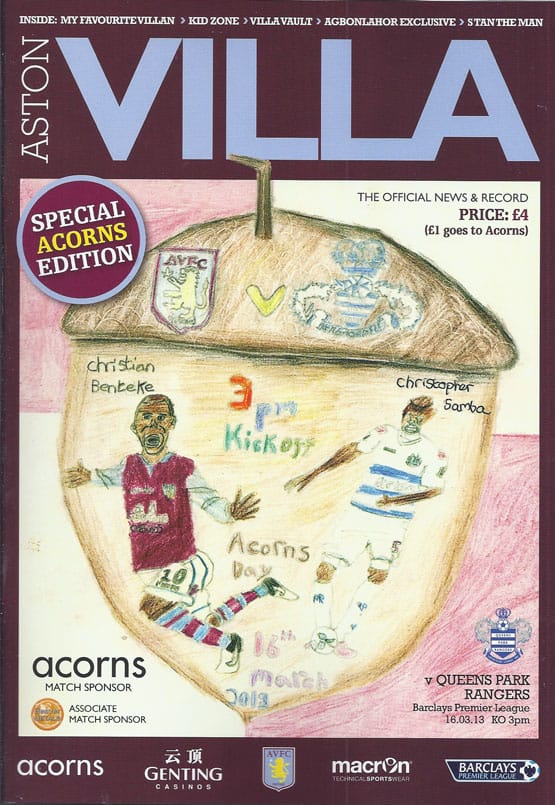 Aston Villa FC v Queens Park Rangers FC